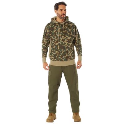 Mikina EVERY DAY HOODIE s kapucí FRED BEAR CAMO