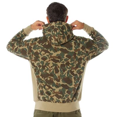 Mikina EVERY DAY HOODIE s kapucí FRED BEAR CAMO