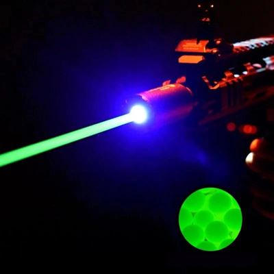 Kuličky airsoft nasvětlovací BLS TRACER 0.25g 4000ks ZELENÉ  1KG-TR25G 2