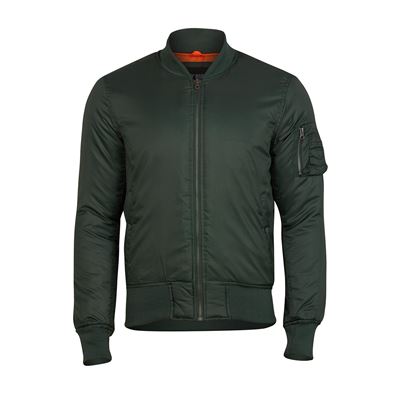 Bunda BOMBER MA1 basic ZELENÁ