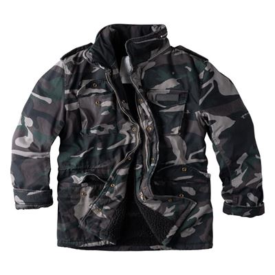 Bunda PARATROOPER Vintage zimní BLACK CAMO