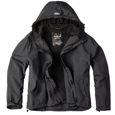 Bunda WINDBREAKER ZIPPER ČERNÁ