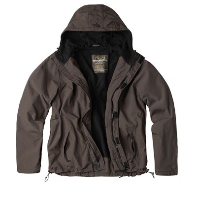 Bunda WINDBREAKER ZIPPER HNĚDÁ