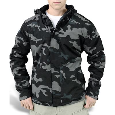 Bunda WINDBREAKER ZIPPER BLACK CAMO