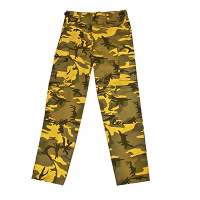 Kalhoty US BDU YELLOW CAMO MMB