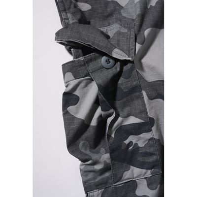 Kraťasy US BDU rip-stop GREY CAMO