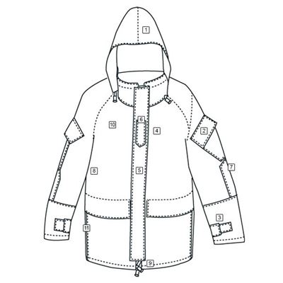 Parka H2O GEN-2 ECWCS DIGITAL WOODLAND