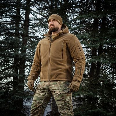 Bunda fleece s kapucí Windblock DIVISION Gen.II COYOTE M-TAC 20413017 19