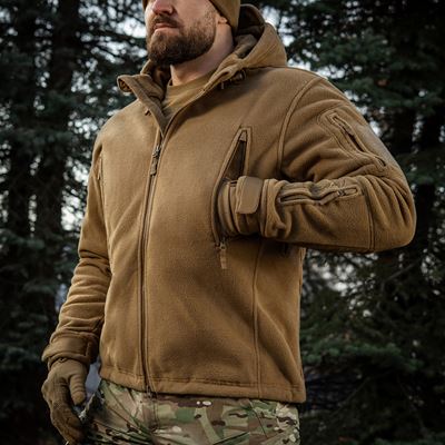 Bunda fleece s kapucí Windblock DIVISION Gen.II COYOTE M-TAC 20413017 17
