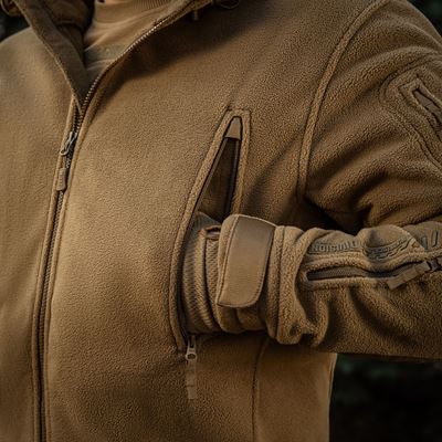 Bunda fleece s kapucí Windblock DIVISION Gen.II COYOTE M-TAC 20413017 16