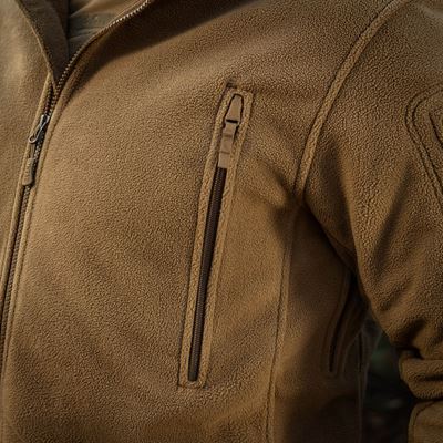 Bunda fleece s kapucí Windblock DIVISION Gen.II COYOTE M-TAC 20413017 15