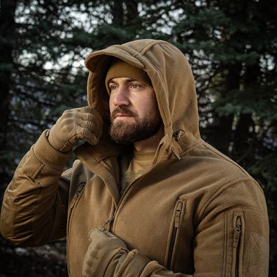 Bunda fleece s kapucí Windblock DIVISION Gen.II COYOTE M-TAC 20413017 8