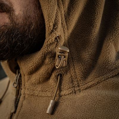 Bunda fleece s kapucí Windblock DIVISION Gen.II COYOTE M-TAC 20413017 6