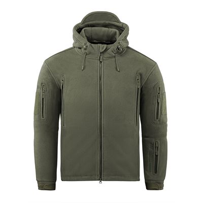 Bunda fleece s kapucí Windblock DIVISION Gen.II ZELENÁ M-TAC 20413062 32