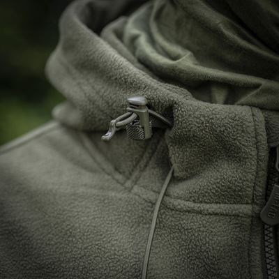 Bunda fleece s kapucí Windblock DIVISION Gen.II ZELENÁ M-TAC 20413062 21
