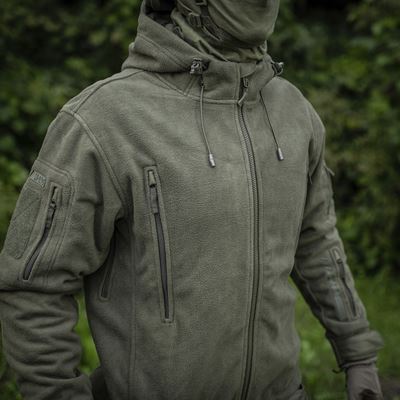 Bunda fleece s kapucí Windblock DIVISION Gen.II ZELENÁ M-TAC 20413062 18