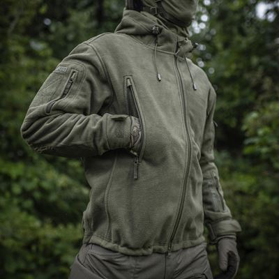 Bunda fleece s kapucí Windblock DIVISION Gen.II ZELENÁ M-TAC 20413062 16