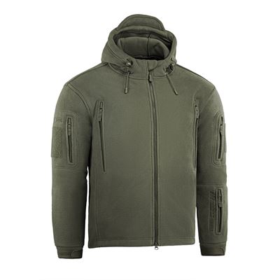 Bunda fleece s kapucí Windblock DIVISION Gen.II ZELENÁ M-TAC 20413062 31