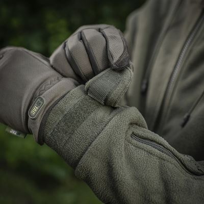 Bunda fleece s kapucí Windblock DIVISION Gen.II ZELENÁ M-TAC 20413062 10