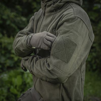 Bunda fleece s kapucí Windblock DIVISION Gen.II ZELENÁ M-TAC 20413062 9