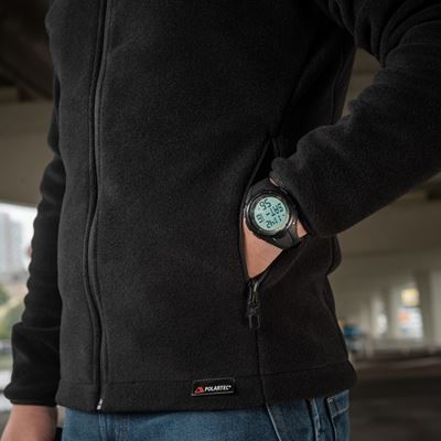 Mikina se zipem NORD fleece Polartec® ČERNÁ M-TAC 20467002 10