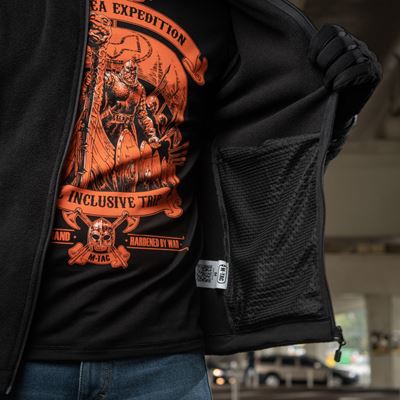 Mikina se zipem NORD fleece Polartec® ČERNÁ M-TAC 20467002 9