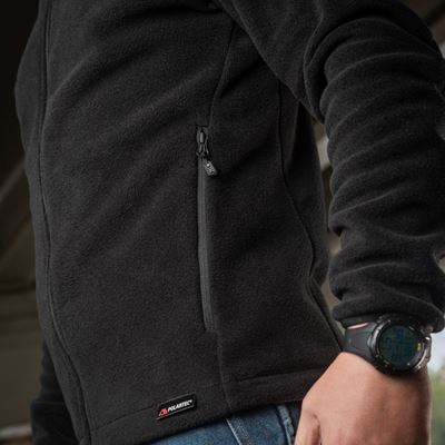 Mikina se zipem NORD fleece Polartec® ČERNÁ M-TAC 20467002 8