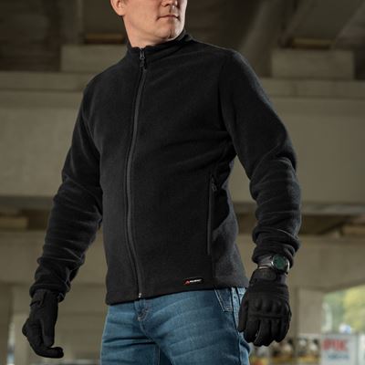 Mikina se zipem NORD fleece Polartec® ČERNÁ M-TAC 20467002 13