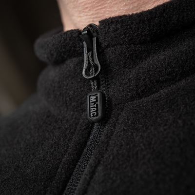 Mikina se zipem NORD fleece Polartec® ČERNÁ M-TAC 20467002 12