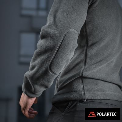 Mikina se zipem NORD fleece Polartec® ŠEDÁ - DARK GREY M-TAC 20467012 10