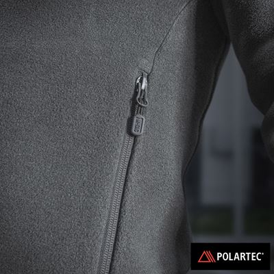 Mikina se zipem NORD fleece Polartec® ŠEDÁ - DARK GREY M-TAC 20467012 6