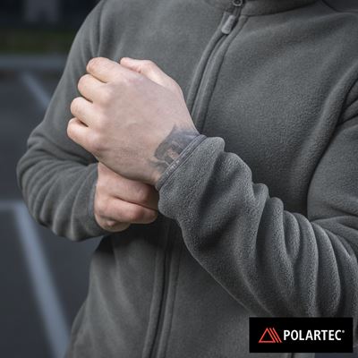 Mikina se zipem NORD fleece Polartec® ŠEDÁ - DARK GREY M-TAC 20467012 5