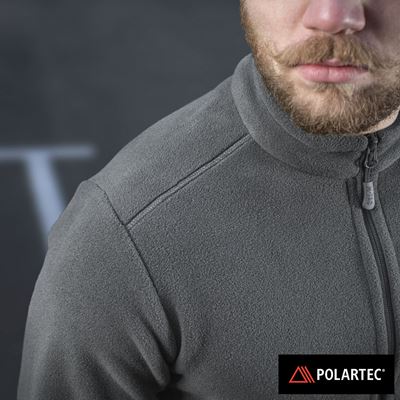 Mikina se zipem NORD fleece Polartec® ŠEDÁ - DARK GREY M-TAC 20467012 4