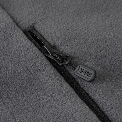 Mikina se zipem NORD fleece Polartec® ŠEDÁ - DARK GREY M-TAC 20467012 16