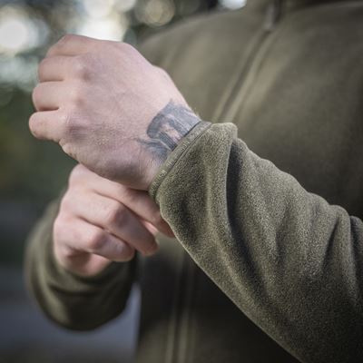 Mikina se zipem NORD fleece Polartec® ZELENÁ - DARK OLIVE M-TAC 20467048 10