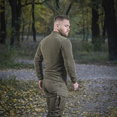 Mikina se zipem NORD fleece Polartec® ZELENÁ - DARK OLIVE M-TAC 20467048 2