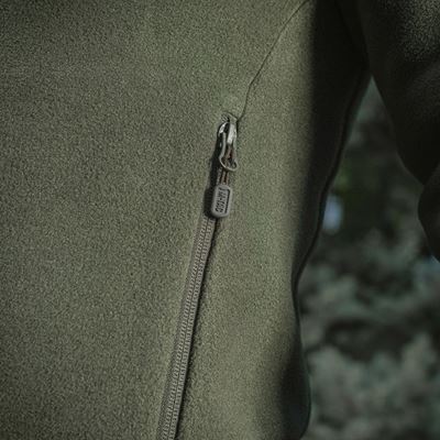 Mikina se zipem NORD fleece Polartec® ZELENÁ M-TAC 20467064 6