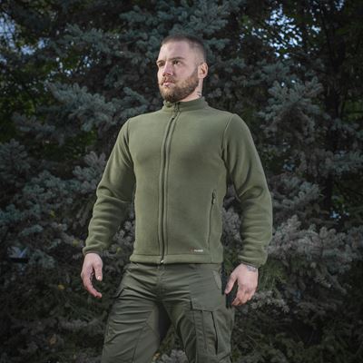 Mikina se zipem NORD fleece Polartec® ZELENÁ M-TAC 20467064 3