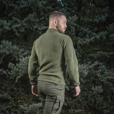 Mikina se zipem NORD fleece Polartec® ZELENÁ M-TAC 20467064 12