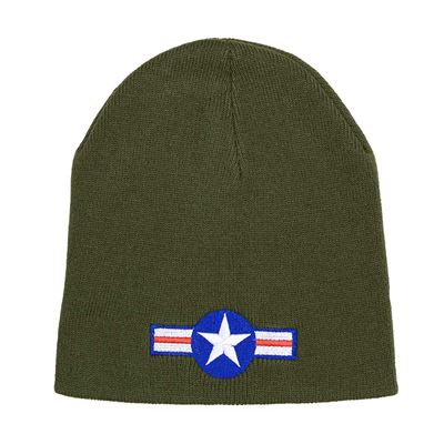 Čepice pletená BEANIE WWII AIR FORCE ZELENÁ