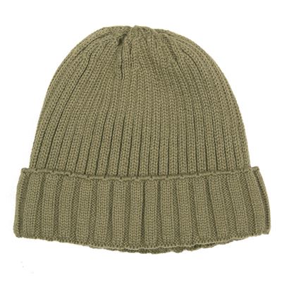 Čepice pletená EXTREME BEANIE se zateplením ZELENÁ