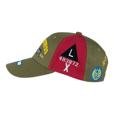 Čepice baseball B-17 ZELENÁ FOSTEX 215061 5
