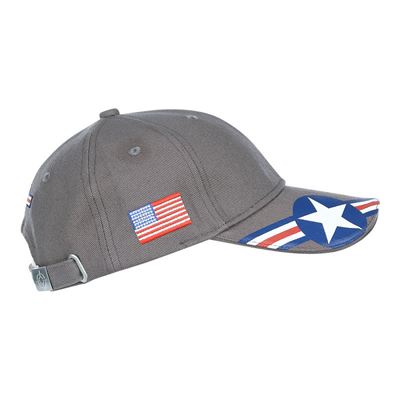 Čepice baseball US AIR FORCE ŠEDÁ