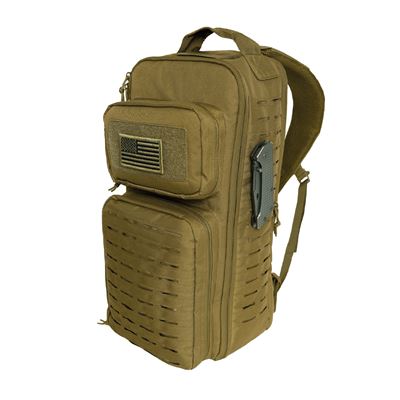 Batoh TACTICAL SINGLE SLING Laser MOLLE COYOTE