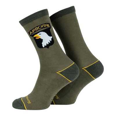 Ponožky 101st Airborne ZELENÉ