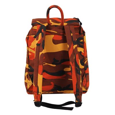 Batoh jednodenní s kapsou Savage ORANGE CAMO