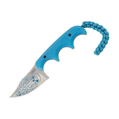 Nůž MINIMALIST® BOWIE CTHULHU s pevnou čepelí MODRÝ