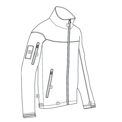 Bunda TACTICAL SOFTSHELL 24-7 COYOTE