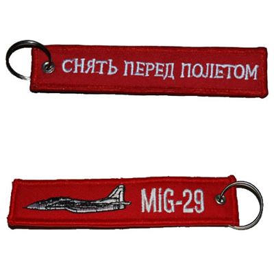 Klíčenka MIG-29/RBF ČERVENÁ