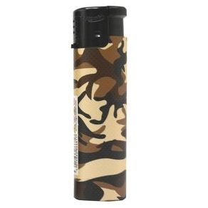 Zapalovač tryskový oválný maskovaný COYOTE CAMO